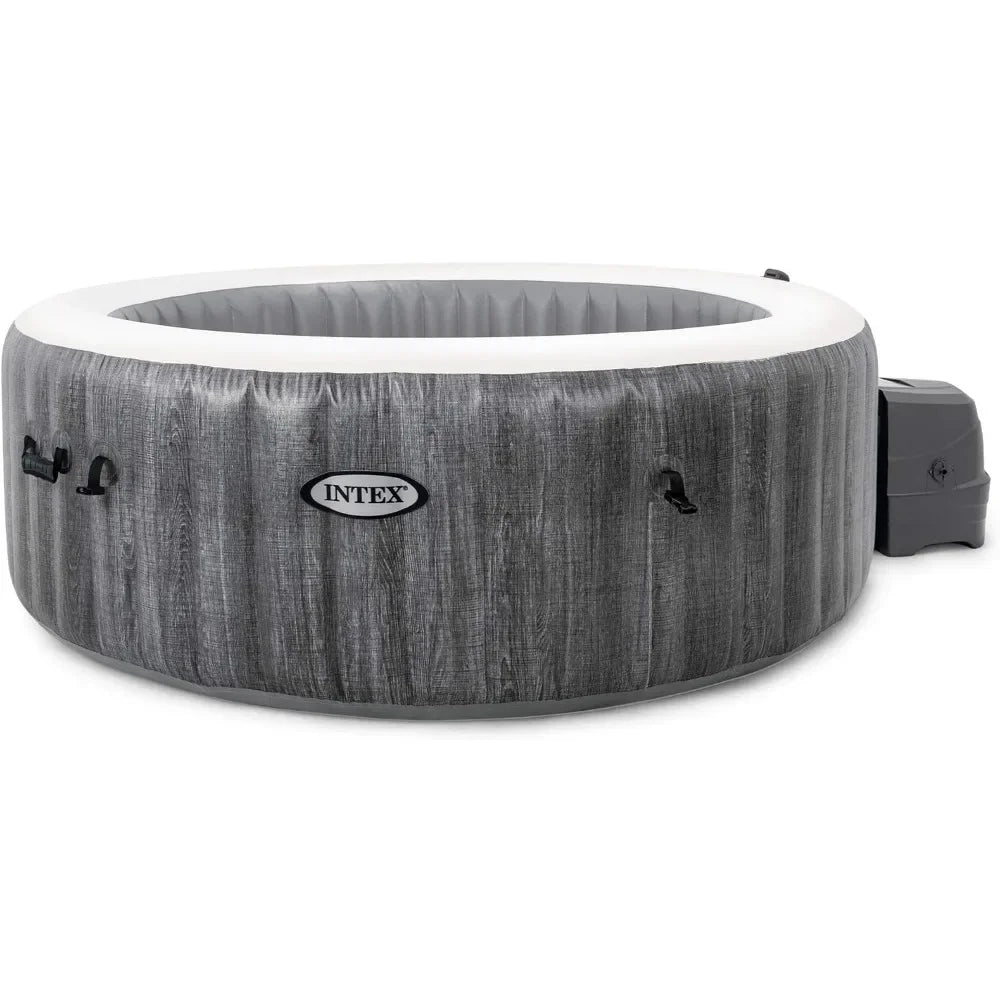 Portable Inflatable 6 Person Round Hot Tub