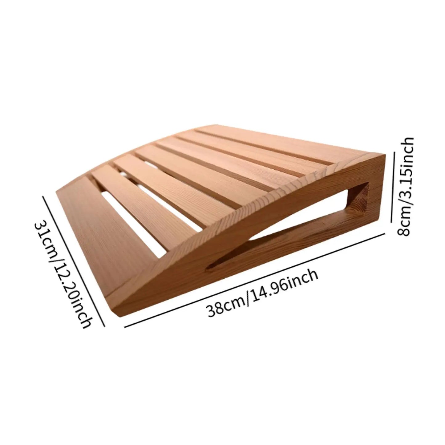 Wooden Headrest Sauna Steam