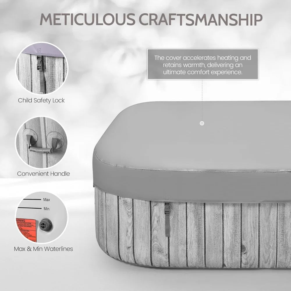 Inflatable Square Hot Tub