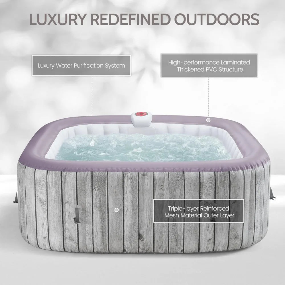 Inflatable Square Hot Tub