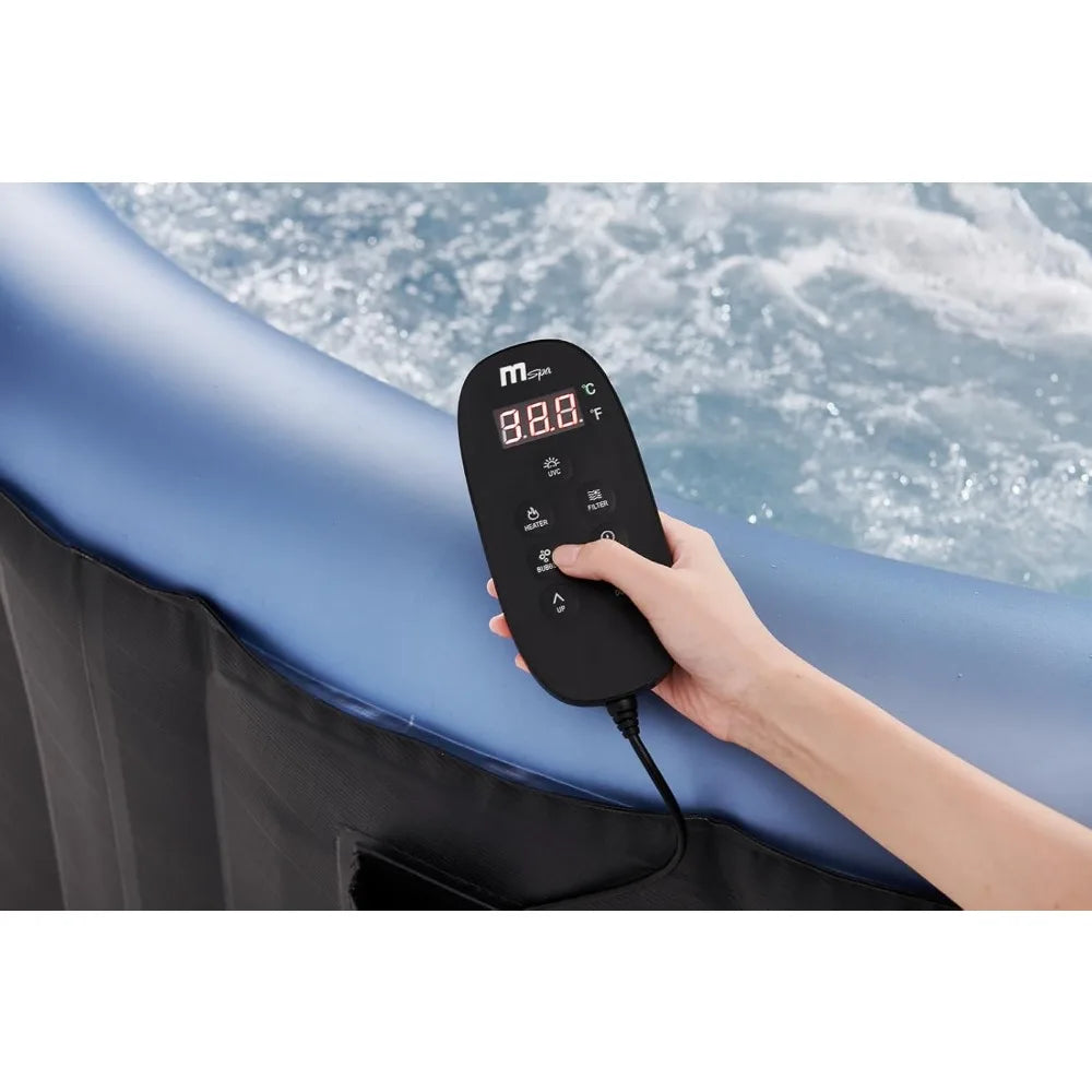 Round Inflatable Bubble Massage Hot Tub